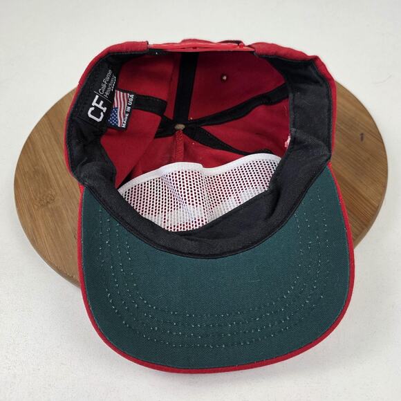 Make America Great Again Hat Cap Snap Back Red Cali Fame Trucker Mesh Mens USA - Picture 7 of 11